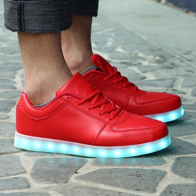 LED Light Up Shoes - New Fashion Led Shoes Casual Available all sizes from 4.5 - 12