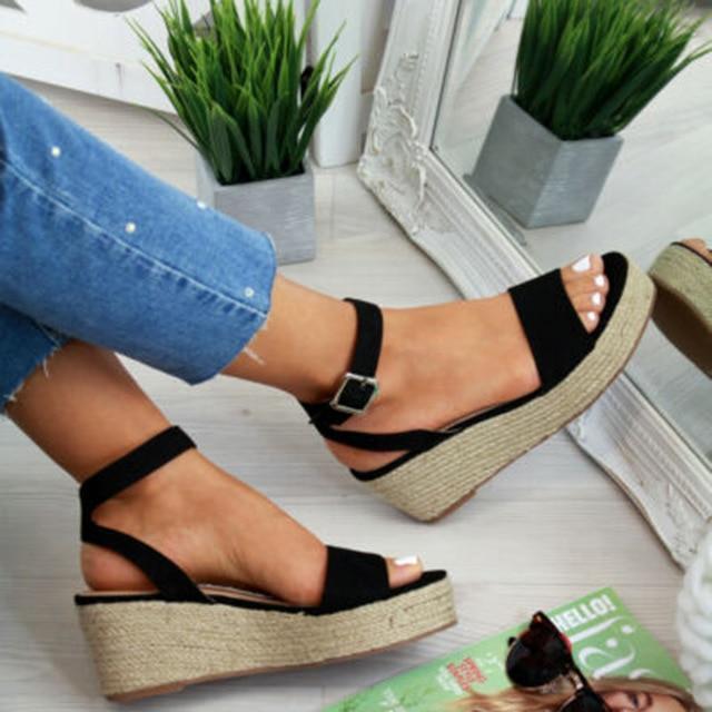 Fashion Women Strap Sandal Wedges Shoes
