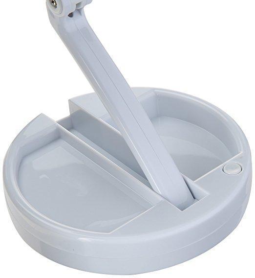 10x Led Lighted Folding Makeup Mirror