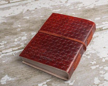"Write Something Worth Reading" Handmade Leather Journal