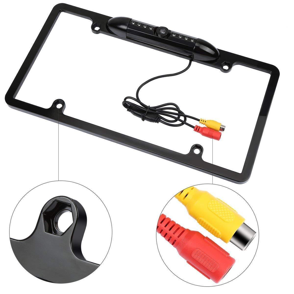 170° Camera License Plate Frame