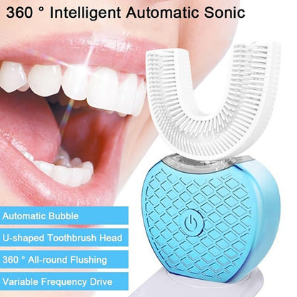 360 Degree Electric toothbrush Vibrating Automatic Sonic Oral Cleaning