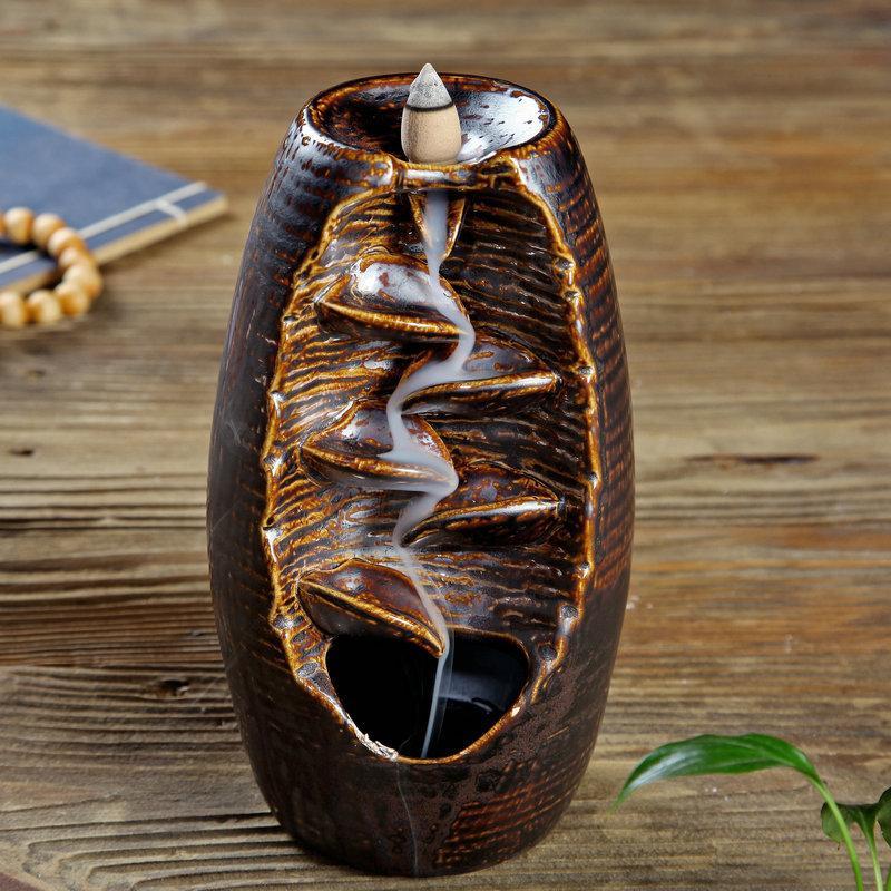 Waterfall Backflow Zen Incense Burner