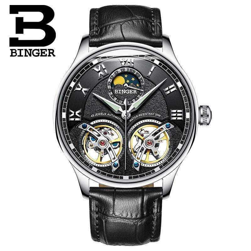 Double Tourbillon Switzerland Men's Automatic Watch