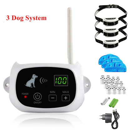 Wireless Dog Fence Containment Transmitter Training Collar