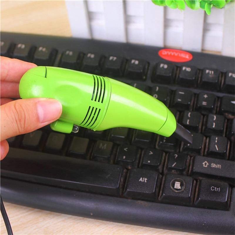 Mechanical Mini Computer Laptop Vacuum USB Keyboard Cleaner Brush Dust Collector Phone Cleaning Gadgets Supplies