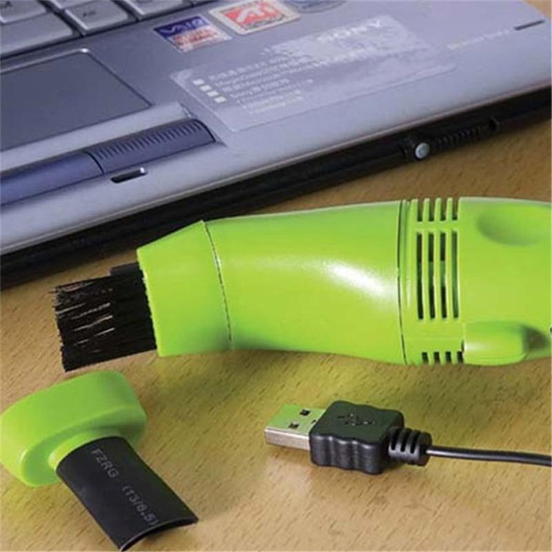 Mechanical Mini Computer Laptop Vacuum USB Keyboard Cleaner Brush Dust Collector Phone Cleaning Gadgets Supplies