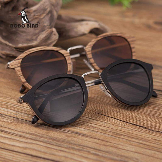 BOBO BIRD Natural Wooden Sunglasses