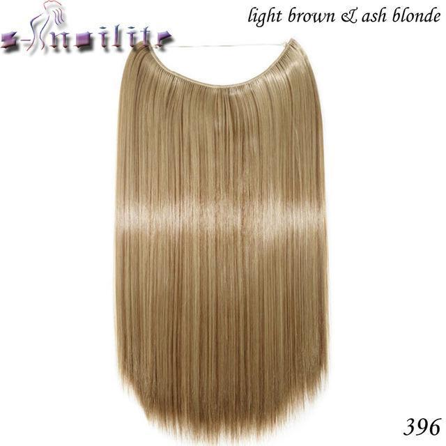 Invisible Halo Hair Extensions Silky Straight Hair