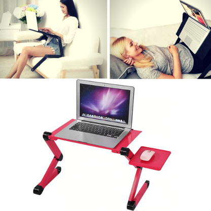 Ergonomic Adjustable Laptop Stand Folding Bed Desk Table