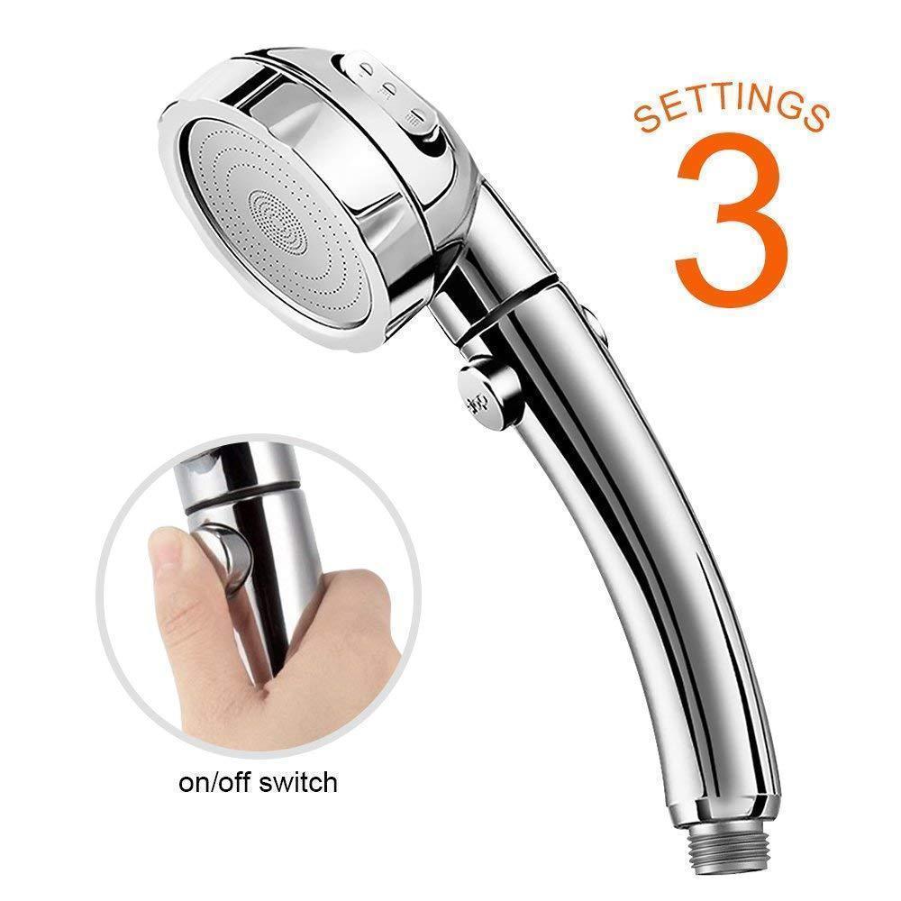 3 Mode Pressure Booster Shower Head