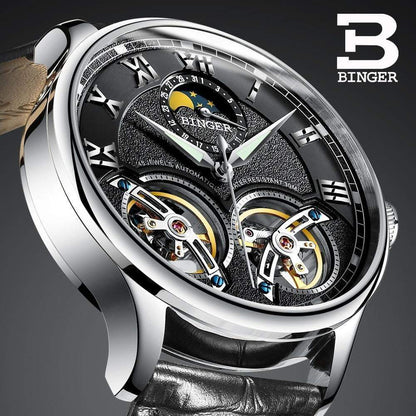 Double Tourbillon Switzerland Men's Automatic Watch