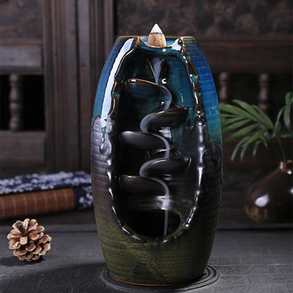 Waterfall Backflow Zen Incense Burner