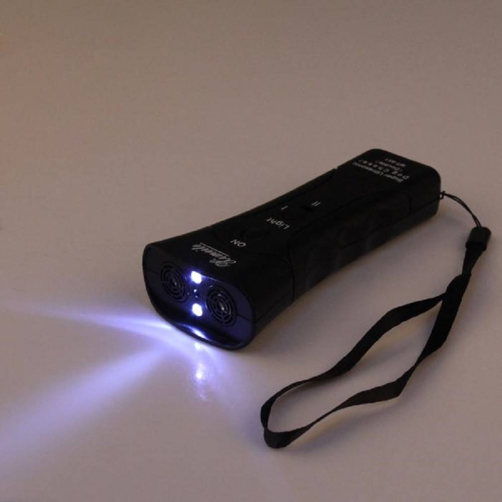 Ultrasonic Dog Chaser LED Pet Training Device