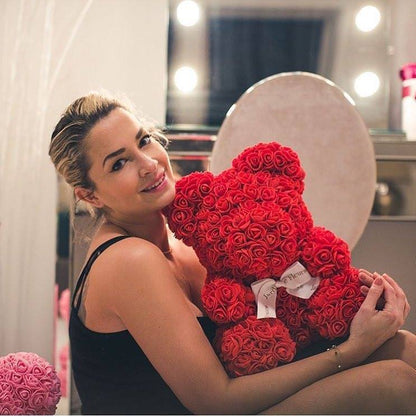 Rose Teddy Bear for Valentines