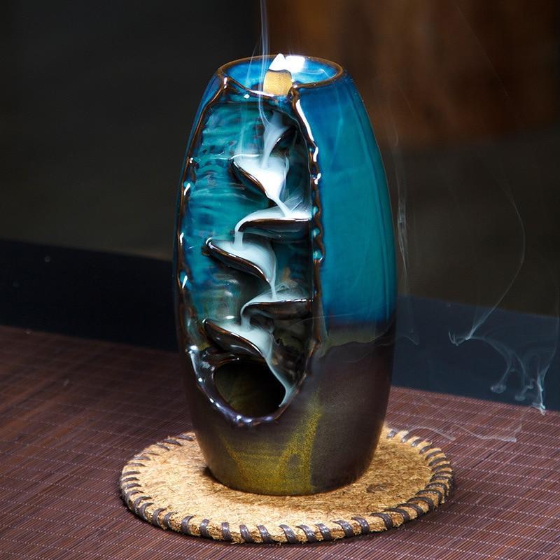 Waterfall Backflow Zen Incense Burner