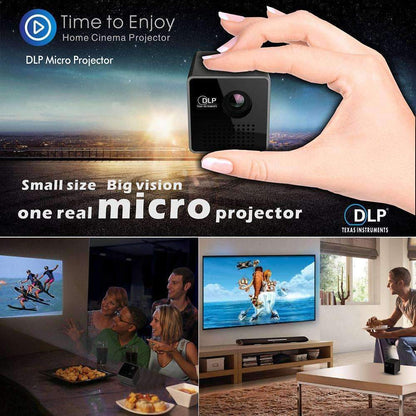 Ultra Mini DLP Portable Projector - Small Size Big Vision!