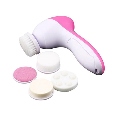 5 in 1 Electric Facial Cleanser Body Massage Mini Skin Pore Cleaner Beauty Massager Wash Face Machine