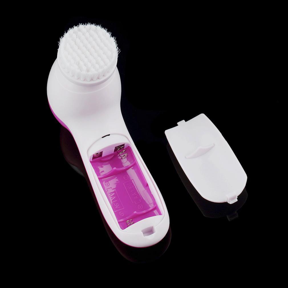 5 in 1 Electric Facial Cleanser Body Massage Mini Skin Pore Cleaner Beauty Massager Wash Face Machine