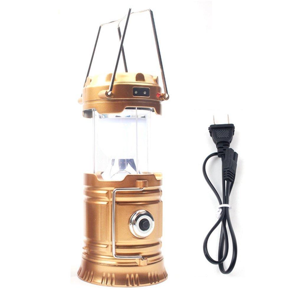 LED Portable Camping Lantern Solar Powered Flashlight