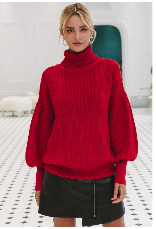 Turtleneck Knitted Sweater