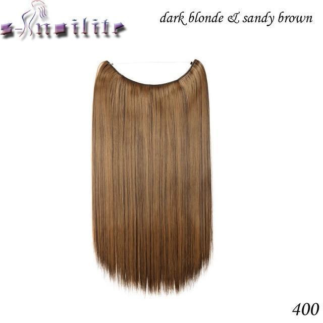 Invisible Halo Hair Extensions Silky Straight Hair