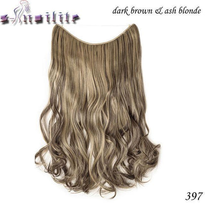 Invisible Halo Hair Extensions Silky Straight Hair