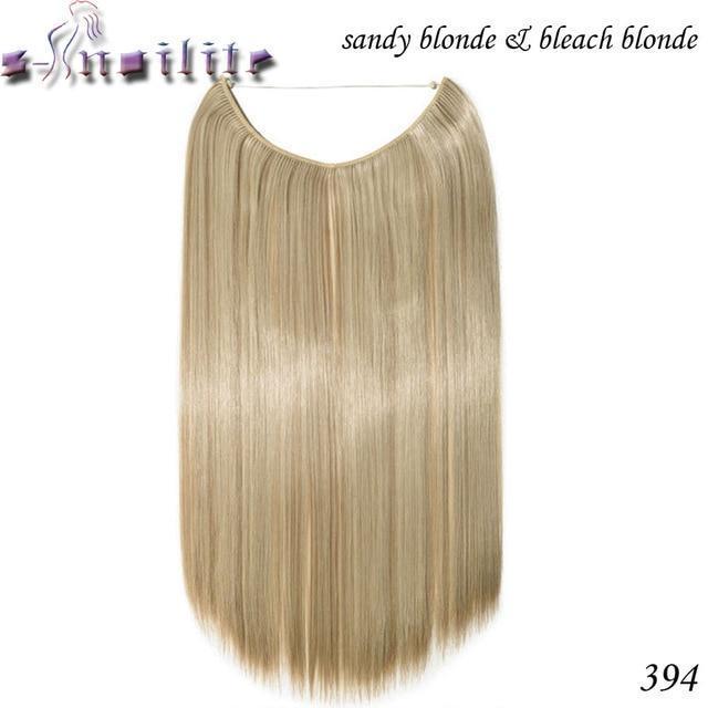 Invisible Halo Hair Extensions Silky Straight Hair