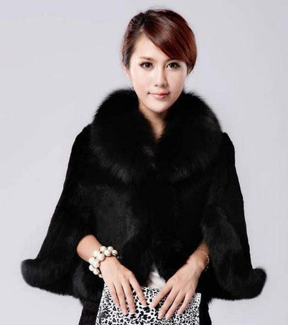 Fur Faux Cape Overcoat