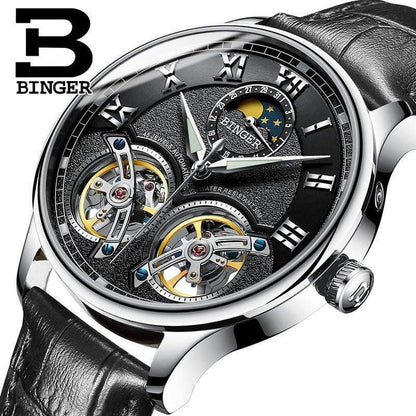 Double Tourbillon Switzerland Men's Automatic Watch