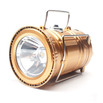 LED Portable Camping Lantern Solar Powered Flashlight