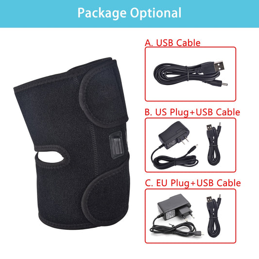 AGDOAD Arthritis Knee Support Brace Infrared Heating Therapy Kneepad for Relieve Knee Joint Pain Knee Rehabilitation Dropship