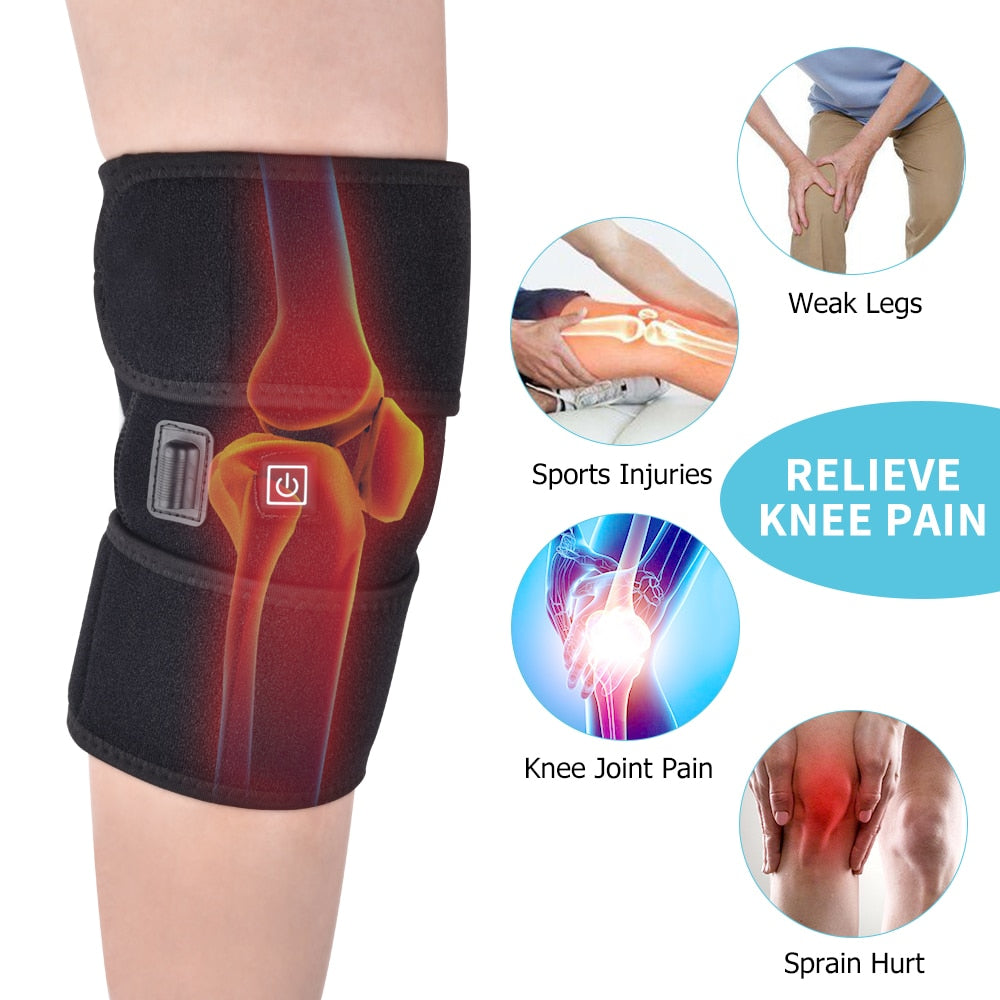 AGDOAD Arthritis Knee Support Brace Infrared Heating Therapy Kneepad for Relieve Knee Joint Pain Knee Rehabilitation Dropship