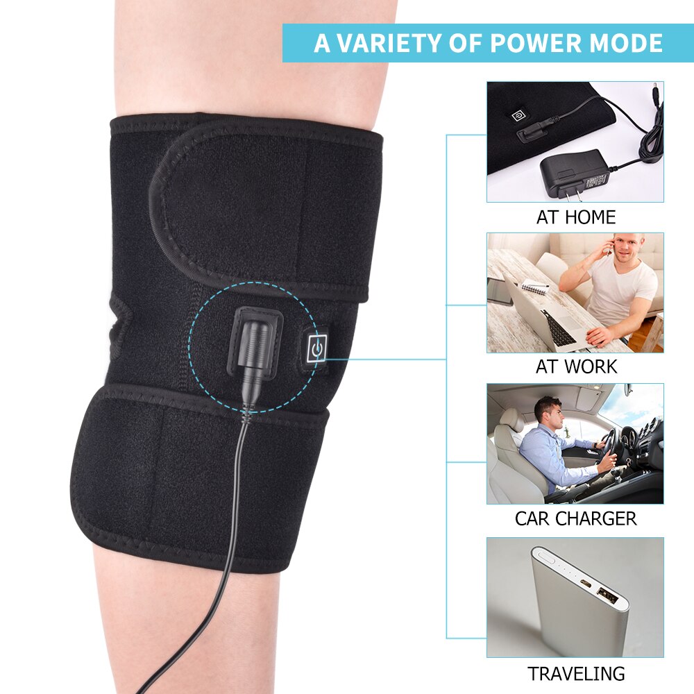 AGDOAD Arthritis Knee Support Brace Infrared Heating Therapy Kneepad for Relieve Knee Joint Pain Knee Rehabilitation Dropship