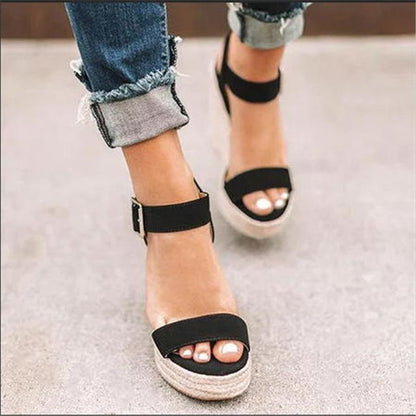 Ultra High Wedges Heel Sandals Fashion Open Toe Platform Elevator Women Sandals