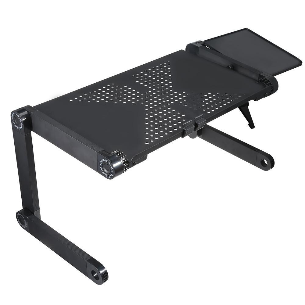 Ergonomic Adjustable Laptop Stand Folding Bed Desk Table