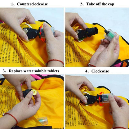 Swimming Life Vest Fishing Jacket 5 Sec Automatic Inflatable Survival