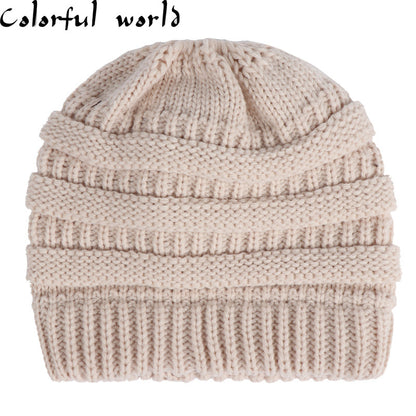 Soft Knit Beanie That's PERFECT for Ponytails & Buns