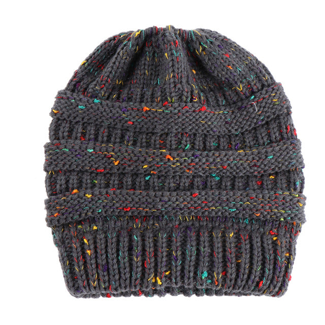 Soft Knit Beanie That's PERFECT for Ponytails & Buns