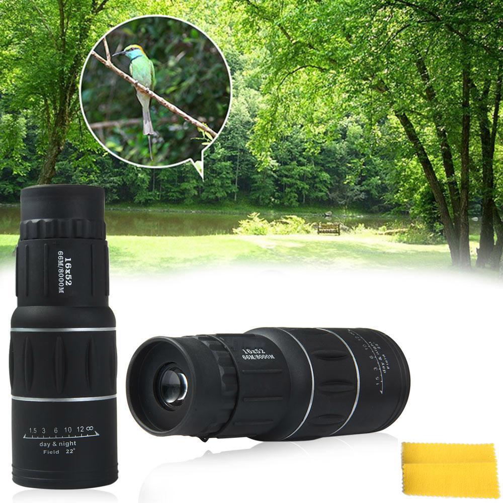 16 x 52 Dual Focus Monocular Spotting Telescope Zoom Optic Lens Binocu