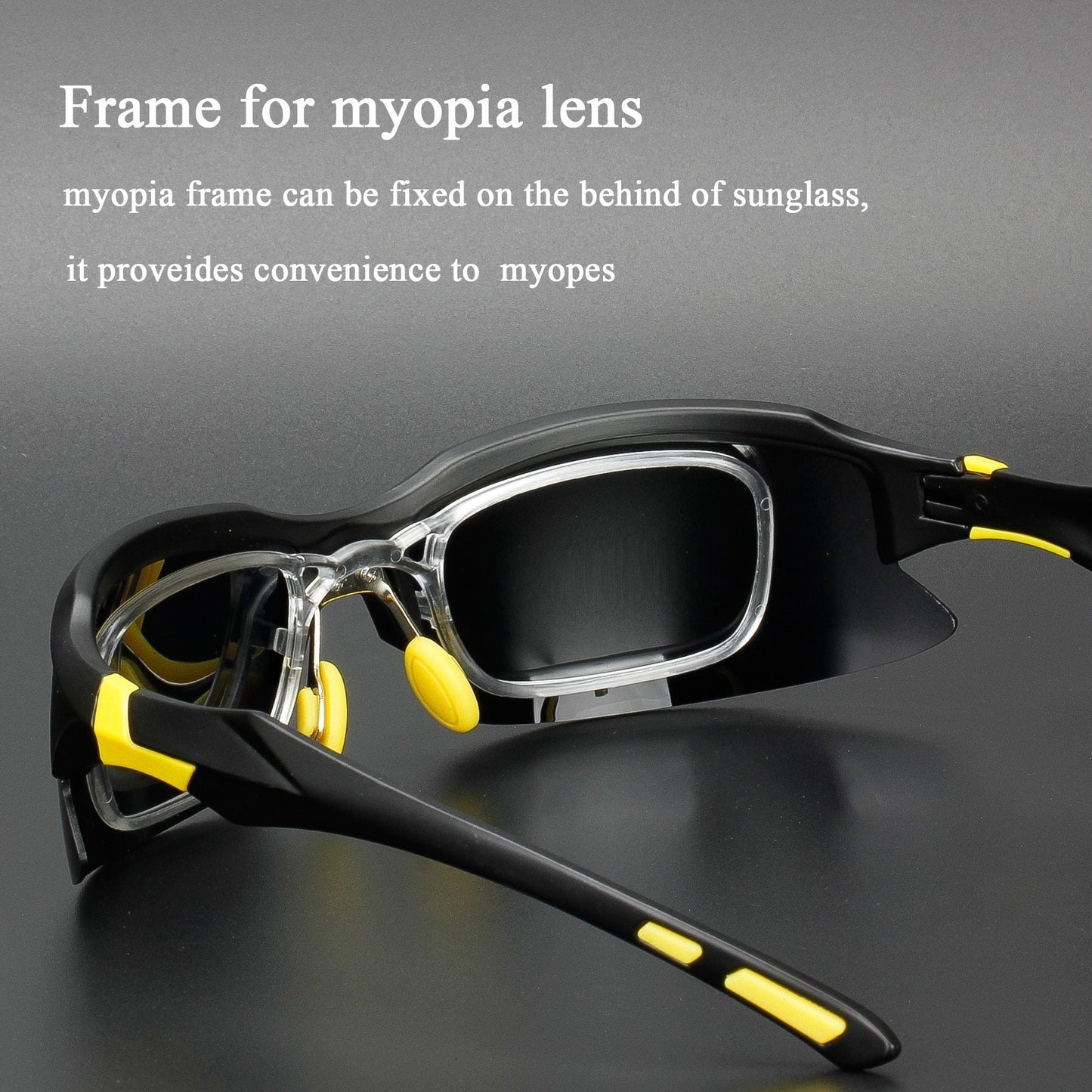 Professional Polarized Cycling Glasses Bike Goggles Sports MTB Bicycle Sunglasses Eyewear Myopia Frame UV 400