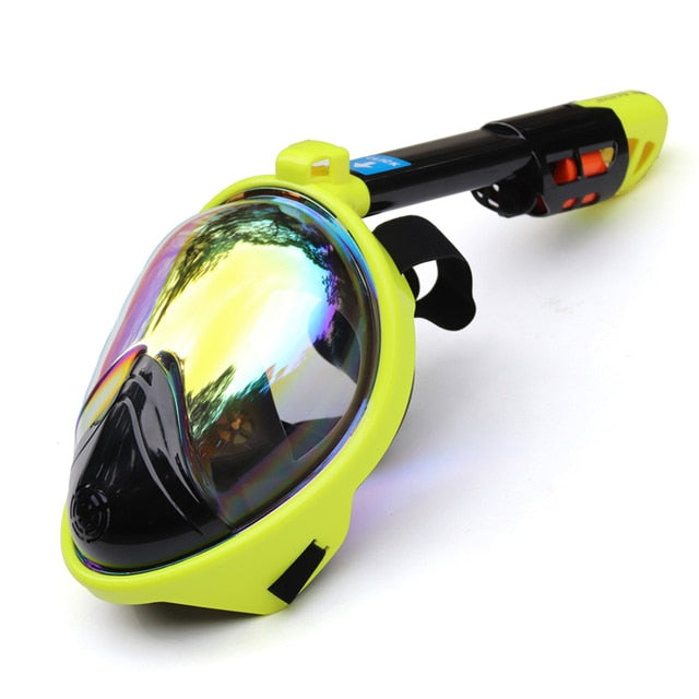 Underwater Scuba Anti Fog Full Face Diving Mask Snorkeling Set