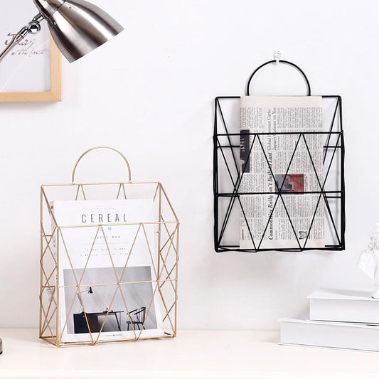 Metal Hanging Magazine Rack