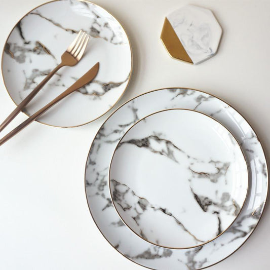 Marble Dinnerware Set