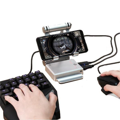 BattleDock Mobile Game Controller For iOS/Android Complete With Keyboard and Mouse