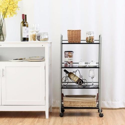 4-Tier Rolling Storage Cart