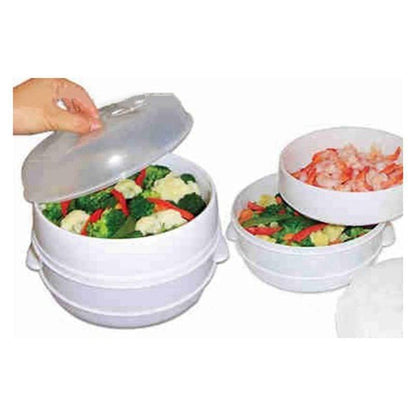 2 Tier Microwave Steamer