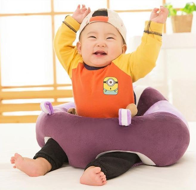 Baby Sofa Support Seat Soft Car Pillow Cushion Colorful Plush