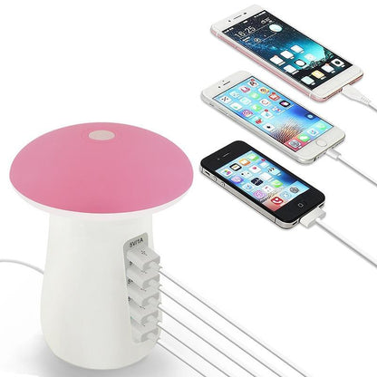 Multi-Port Fast Charging Dock & Lamp