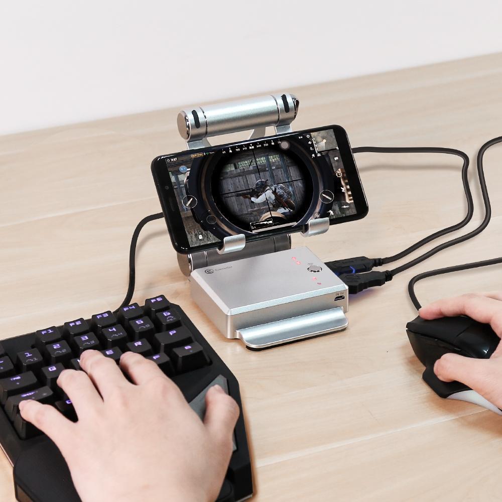 BattleDock Mobile Game Controller For iOS/Android Complete With Keyboard and Mouse